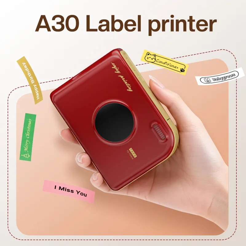 Commercial Photo Printer - Phomemo A30 Printer Label Printer Mini