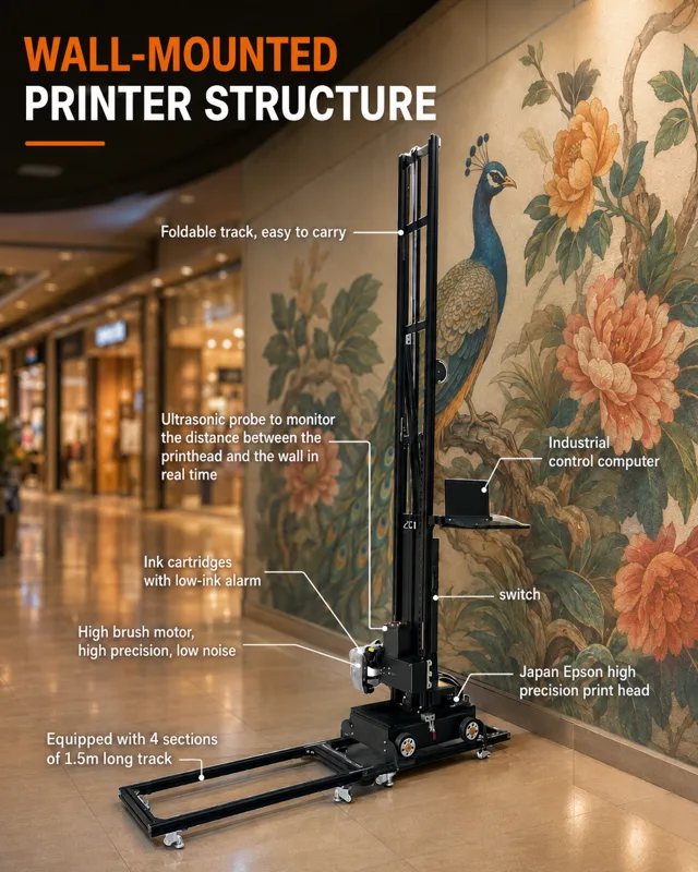 Commercial Wall Printing Machine - Mesin Printer Dinding UV Inkjet 3D