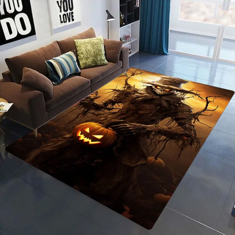 Commercial Printing Supplies - Karpet Halloween Motif Horor, Boneka Pengusir