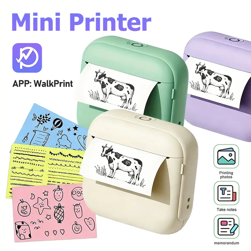 Commercial Photo Printer - X6 Mini Printer Portabel Tanpa Tinta