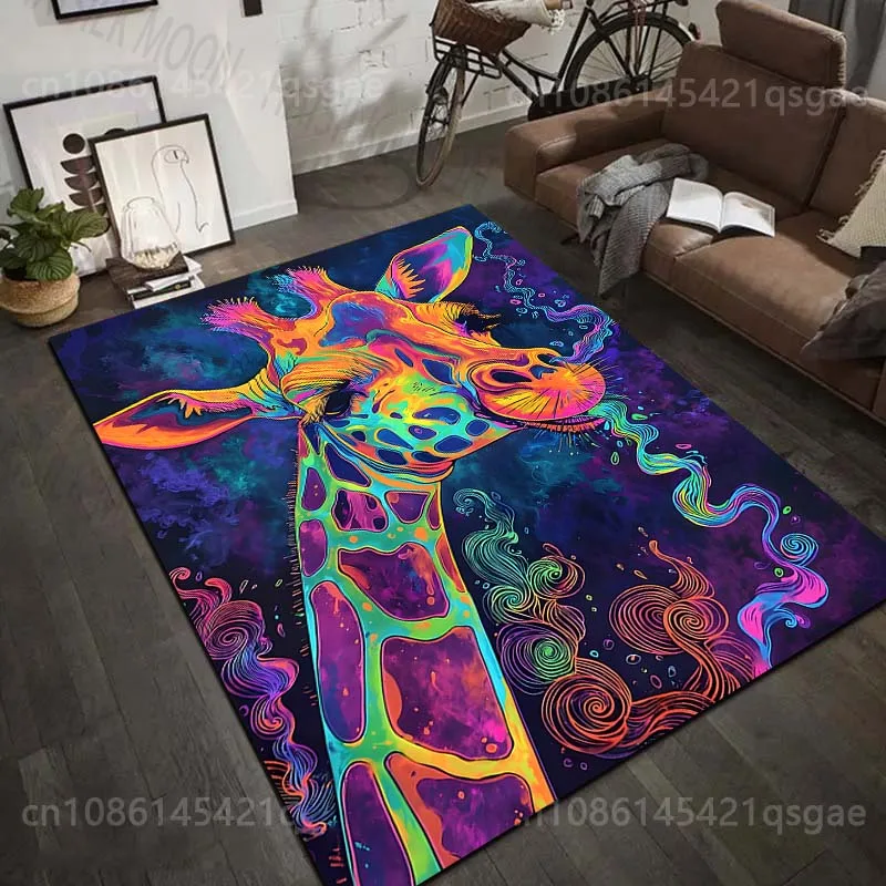 Commercial Printing Images - 1 Buah Karpet Cetak Gambar Jerapah