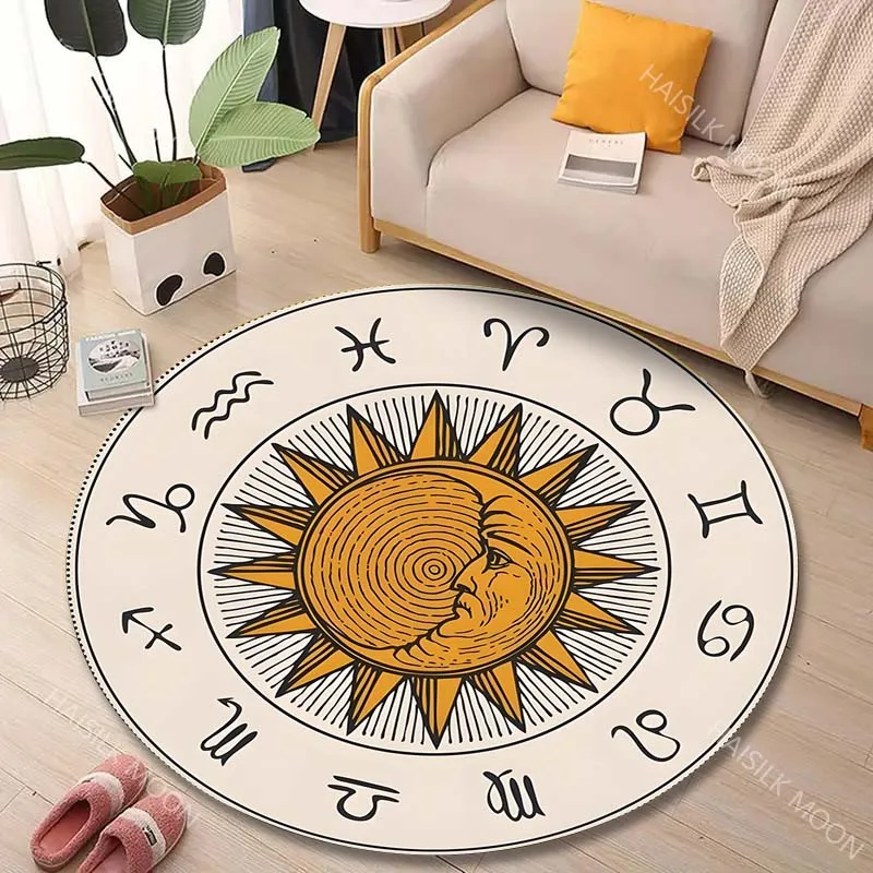 Commercial Printing Images - 1 Buah Karpet Bulat Motif Gambar