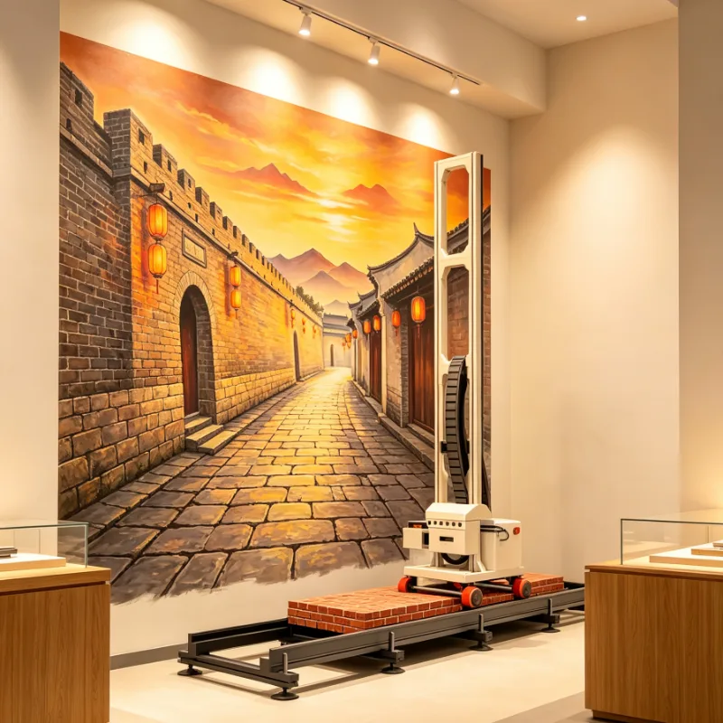 Commercial Wall Printing Machine - Mesin Cetak Dinding Kustom 3D Printer