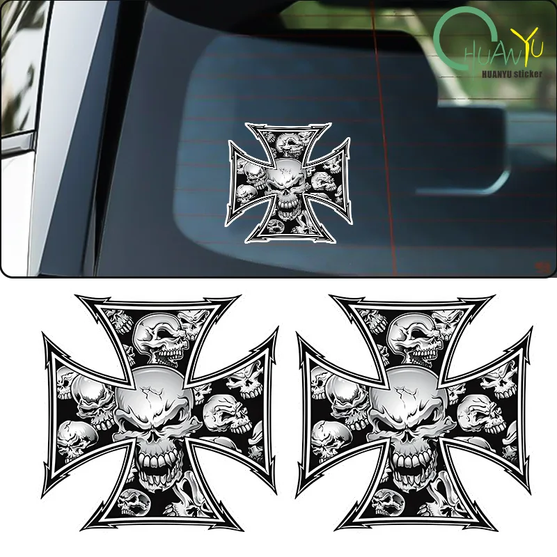 Embroidery Digitizing Software - Besar hitam putih tengkorak garmen bordir
