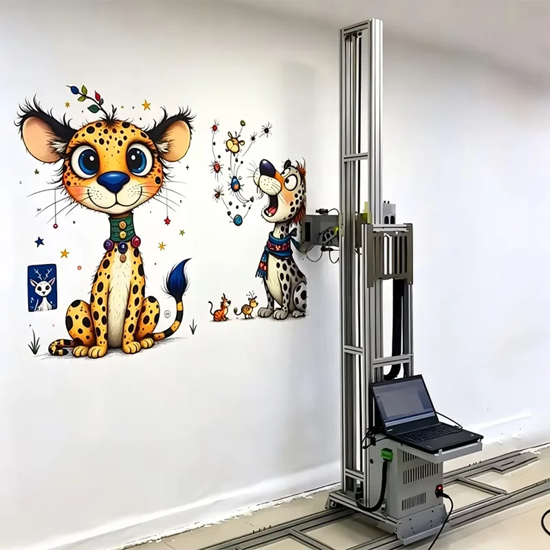 Commercial Wall Printing Machine - Sistem Printer Vertikal Kompak, Mesin Cetak