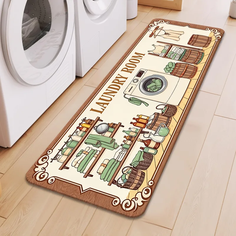 Commercial Printing Supplies - Karpet Panjang Motif Perlengkapan Cuci Gambar