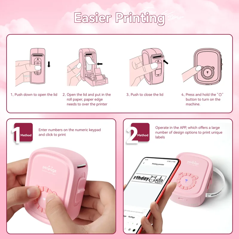 Peripage P10-Pro Mini Printer  - Commercial Photo Printer ulasan dan harga