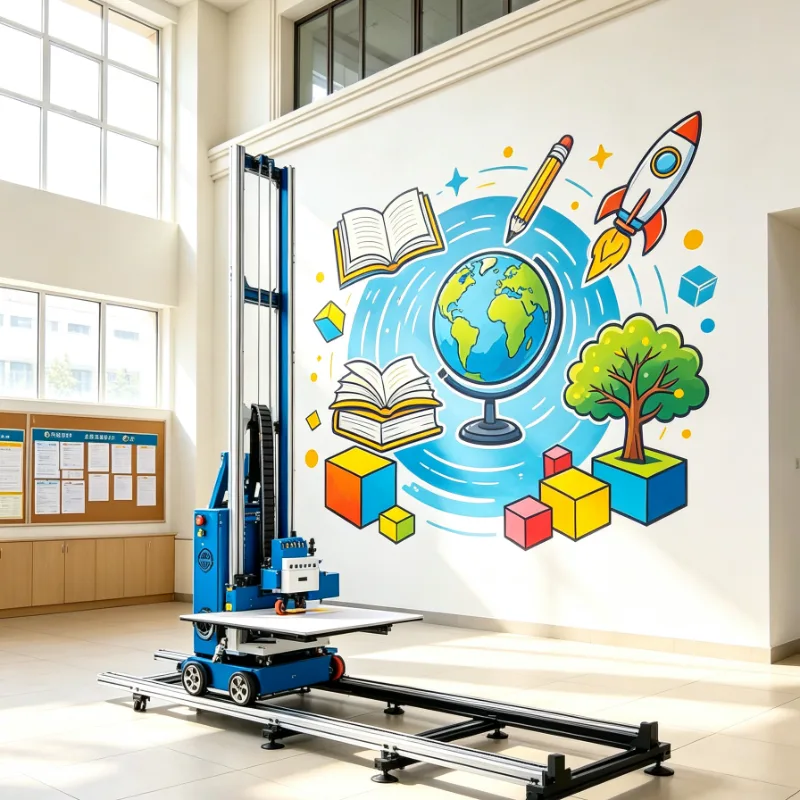 Mesin Cetak Dinding Kustom 3D  - Commercial Wall Printing Machine ulasan dan harga