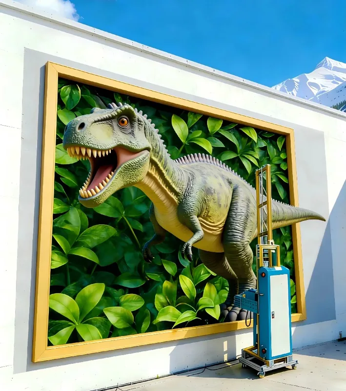 Mesin Cetak Dinding Kustom 3D  - Commercial Wall Printing Machine ulasan dan harga