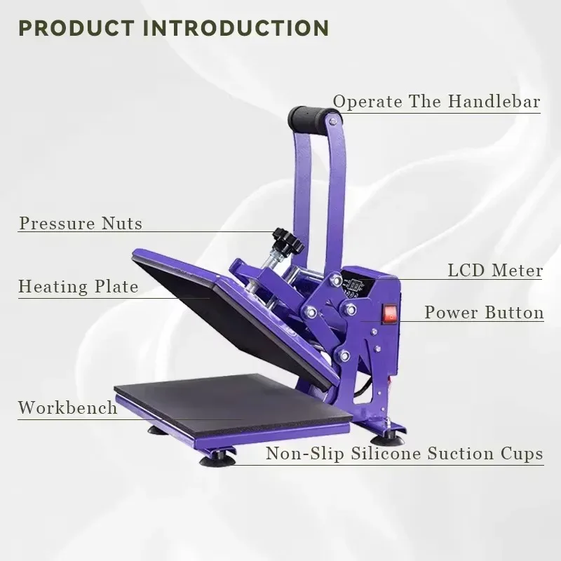 Mesin Heat Press 8-in-1 Kualit - Commercial Grade Printing Press ulasan dan harga