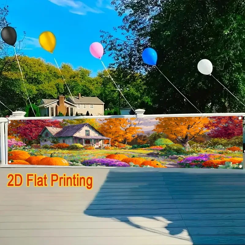 Bendera Iklan Kustom Dengan De - Commercial Printing Terms ulasan dan harga