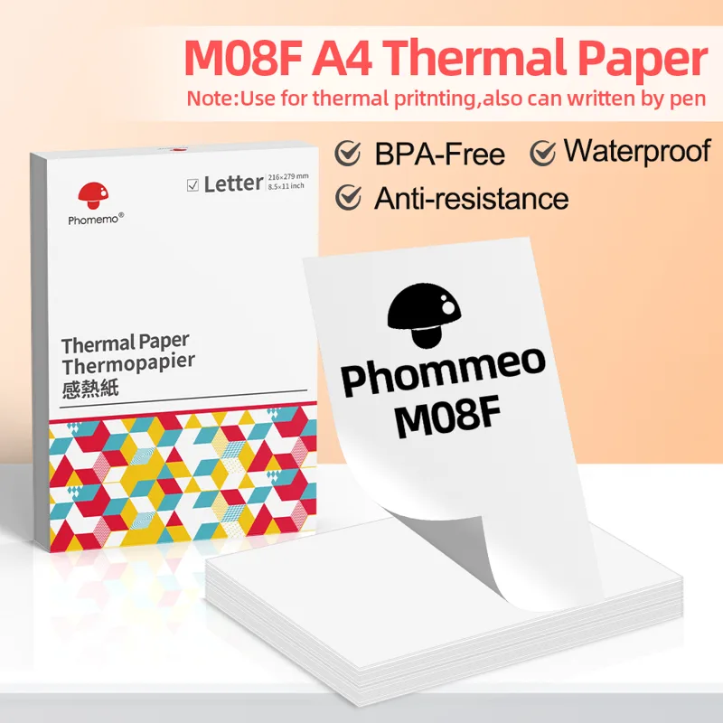 Kertas Thermal Phomemo A4 Kert - Commercial Photo Printer ulasan dan harga