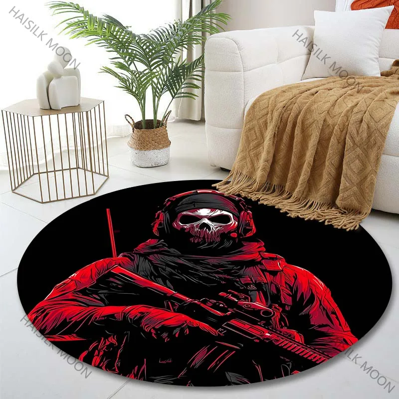 Karpet Bulat Motif Tentara Ber - Commercial Printing Images ulasan dan harga