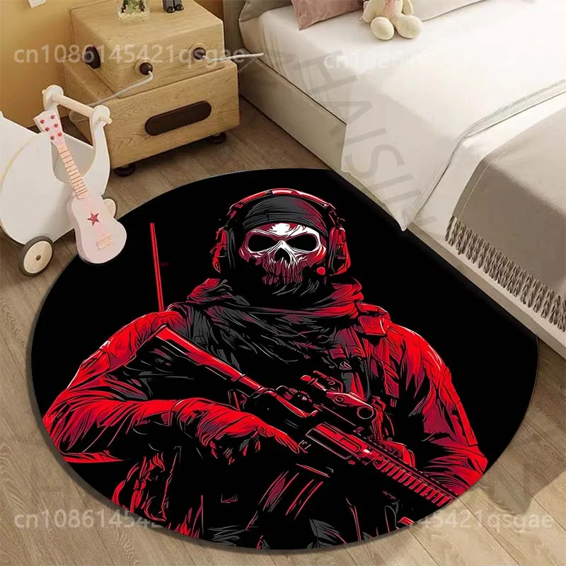 Karpet Bulat Motif Tentara Ber - Commercial Printing Images ulasan dan harga