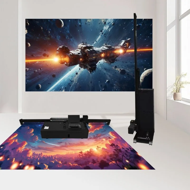 Mesin Cetak Dinding UV Serbagu - Commercial Wall Printing Machine ulasan dan harga