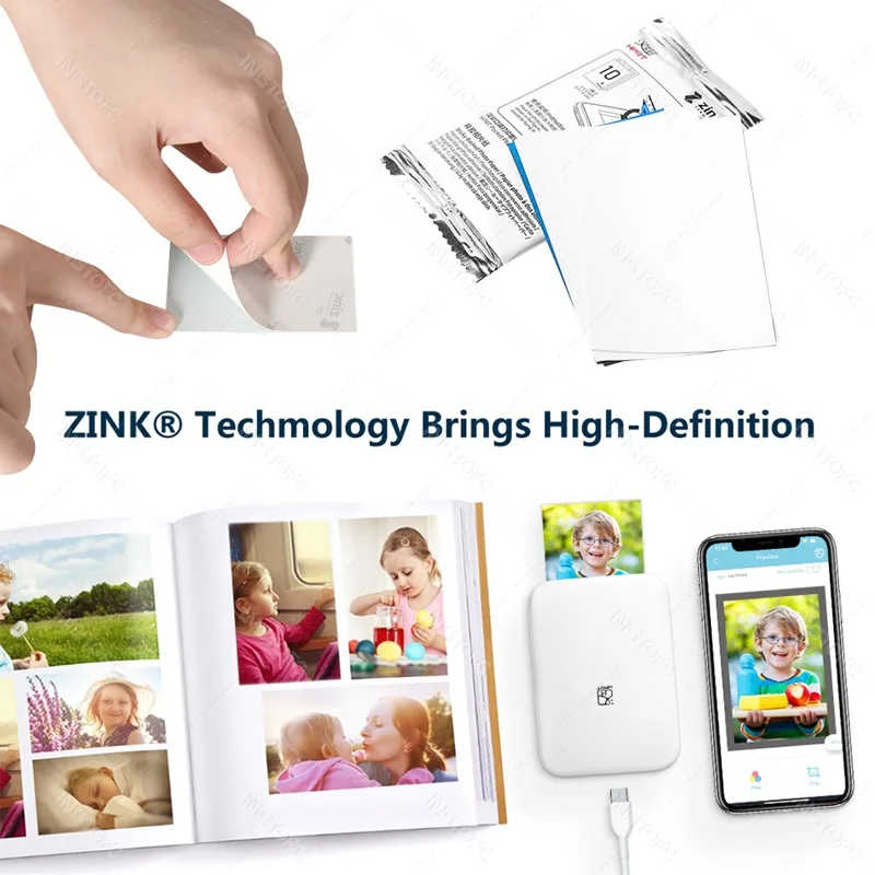 Mesin cetak Bluetooth Wifi sak - Commercial Photo Printer ulasan dan harga