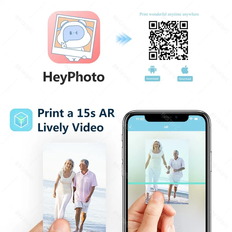 Mesin cetak Bluetooth Wifi sak - Commercial Photo Printer ulasan dan harga
